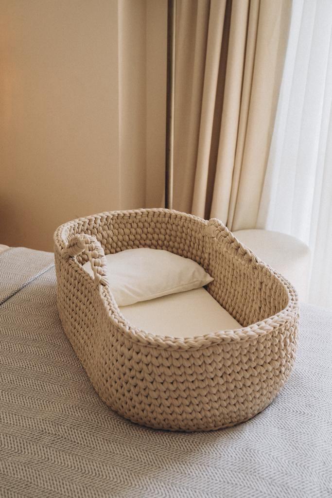 Handwoven Baby Basket
